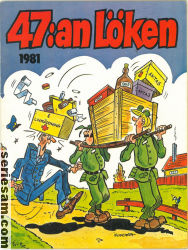47:an Löken julalbum 1981 omslag serier