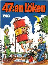 47:an Löken julalbum 1983 omslag serier