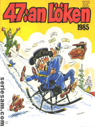 47:an Löken julalbum 1985 omslag serier