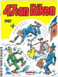 47:an Löken julalbum 1987 omslag serier
