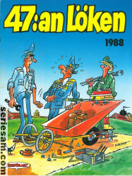 47:an Löken julalbum 1988 omslag serier
