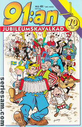 91:an Jubileumskavalkad 2002 omslag serier