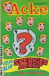 Acke 1978 nr 9 omslag serier Acke 1978 nr 9 omslag serier