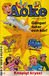 Acke 1981 nr 13 omslag serier Acke 1981 nr 13 omslag serier