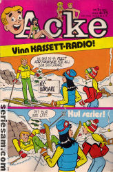Acke 1982 nr 1 omslag serier Acke 1982 nr 1 omslag serier