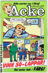 Acke 1983 nr 6 omslag serier Acke 1983 nr 6 omslag serier