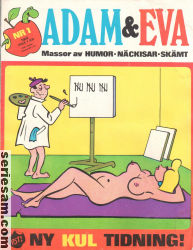 Adam & Eva 1969 nr 1 omslag serier Adam & Eva 1969 nr 1 omslag serier
