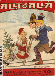 Allt för alla 1925 nr 51 omslag serier Allt för alla 1925 nr 51 omslag serier