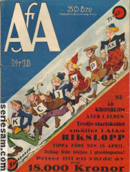 Allt för alla 1931 nr 16 omslag serier Allt för alla 1931 nr 16 omslag serier
