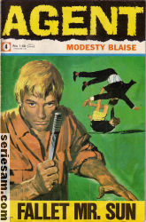 Agent Modesty Blaise 1967 nr 4 omslag serier