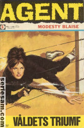 Agent Modesty Blaise 1967 nr 6 omslag serier