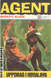 Agent Modesty Blaise 1968 nr 10 omslag serier