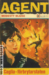 Agent Modesty Blaise 1969 nr 12 omslag serier