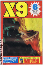 Agent X9 1969 nr 6 omslag serier Agent X9 1969 nr 6 omslag serier