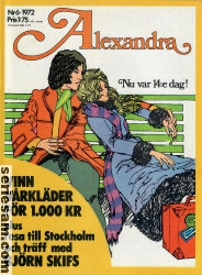 Alexandra 1972 nr 6 omslag serier