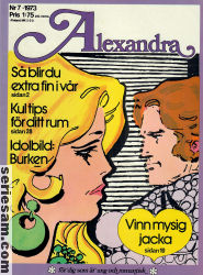 Alexandra 1973 nr 7 omslag serier