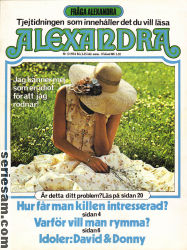 Alexandra 1974 nr 10 omslag serier