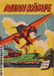 Allan Kämpe 1953 nr 14 omslag serier Allan Kämpe 1953 nr 14 omslag serier