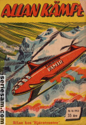 Allan Kämpe 1953 nr 16 omslag serier Allan Kämpe 1953 nr 16 omslag serier