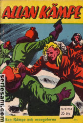 Allan Kämpe 1953 nr 18 omslag serier Allan Kämpe 1953 nr 18 omslag serier