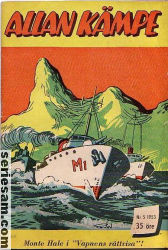 Allan Kämpe 1953 nr 5 omslag serier Allan Kämpe 1953 nr 5 omslag serier