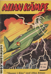 Allan Kämpe 1953 nr 6 omslag serier Allan Kämpe 1953 nr 6 omslag serier