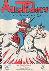 Alla tiders seriejournal 1950 nr 7 omslag serier