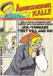 Anderssonskans Kalle 1973 nr 12 omslag serier