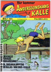 Anderssonskans Kalle 1973 nr 7 omslag serier