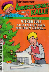 Anderssonskans Kalle 1974 nr 12 omslag serier