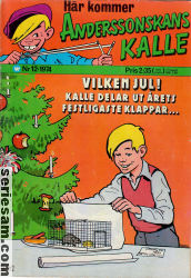 Anderssonskans Kalle 1974 nr 12 omslag serier Anderssonskans Kalle 1974 nr 12 omslag serier