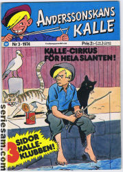 Anderssonskans Kalle 1974 nr 3 omslag serier Anderssonskans Kalle 1974 nr 3 omslag serier