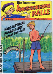 Anderssonskans Kalle 1974 nr 4 omslag serier