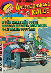 Anderssonskans Kalle 1975 nr 1 omslag serier