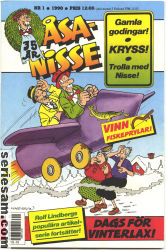 Åsa-Nisse 1990 nr 1 omslag serier