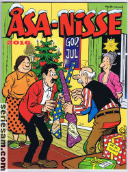 Åsa-Nisse julalbum 2016 omslag serier