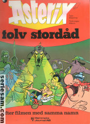 Asterix tolv stordåd 1976 omslag serier