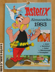 Asterix almanacka 1983 omslag serier