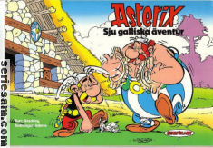 Asterix sju galliska äventyr 1990 omslag serier
