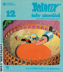 Asterix tolv stordåd 1976 nr 12 omslag serier