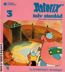 Asterix tolv stordåd 1976 nr 3 omslag serier