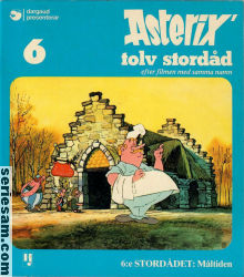 Asterix tolv stordåd 1976 nr 6 omslag serier