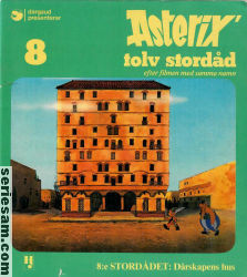 Asterix tolv stordåd 1976 nr 8 omslag serier