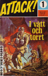 Attack! 1971 nr 1 omslag serier Attack! 1971 nr 1 omslag serier