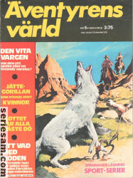 Äventyrens värld 1974 nr 5 omslag serier