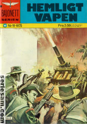 Bajonettserien 1975 nr 11 omslag serier Bajonettserien 1975 nr 11 omslag serier