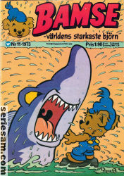 Bamse 1973 nr 11 omslag serier