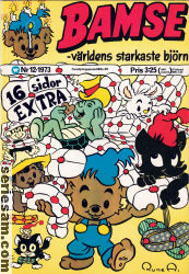 Bamse 1973 nr 12 omslag serier