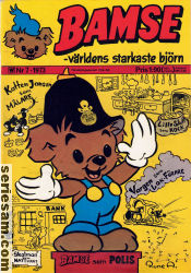 Bamse 1973 nr 7 omslag serier Bamse 1973 nr 7 omslag serier