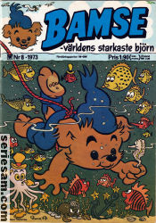 Bamse 1973 nr 8 omslag serier Bamse 1973 nr 8 omslag serier